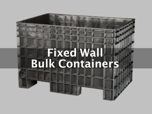 Reusable Plastic Fixed Wall Specialty Bulk Boxes