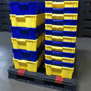 23 × 15 × 7 Large Agricultural Extra Ventilated Container (LAC231507TBA, LAC231507TB-C)